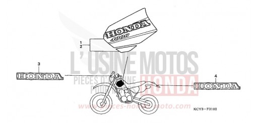 MARKE (XR400R1) XR400R1 de 2001